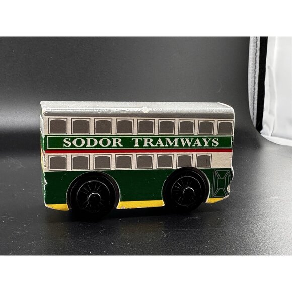 Thomas Flora's Tram Sodor Tramways Wooden Railway Brio Compatible VTG 2000 READ - Picture 1 of 16